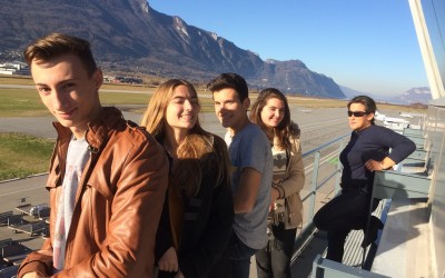 Visite de la tour de contrôle de l’aéroport de Chambéry-Aix