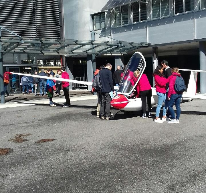 La section  lors de la journée « Portes ouvertes » au Lycée Monge.